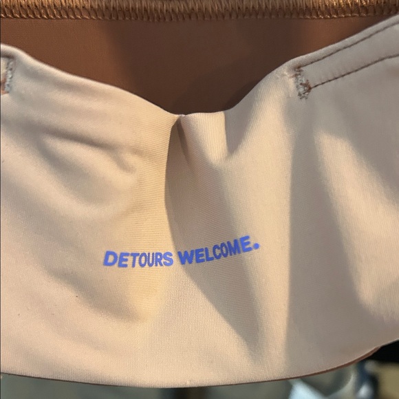 NWT HIKE TO SWIM BRA Colorblock Sports Bra Size 8 - Picture 4 of 5